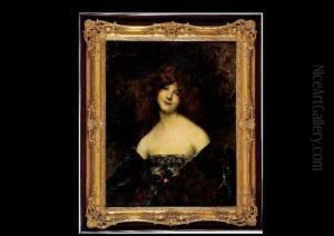 Portrait Of A Girl by Juana Romani