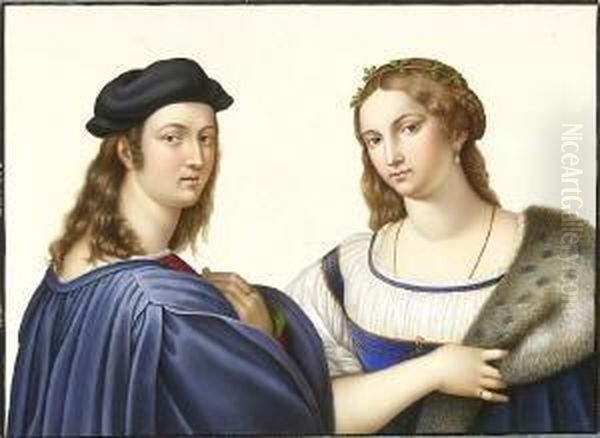 Raffael Und "la Fornarina". - view 1