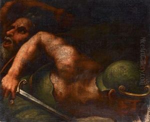 Etude De Guerriers by Giulio Romano (Orbetto)