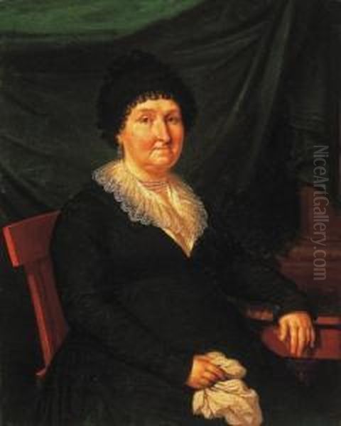Portrait Of A Noble Couple (female Portrait) - view 1