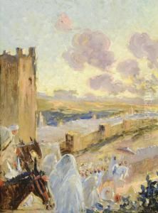 La Sortie Du Sultan, Probablement A Fes (recto)