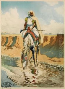 Cavaliera Cheval by Maurice Romberg De Vaucorbeil
