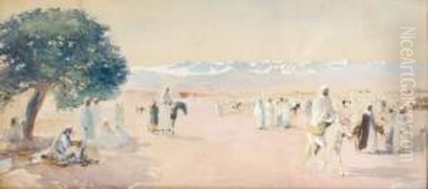 Cavaliers Dans Le Desert De Marrakech - view 1