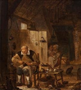 Cobbler In His Workshop