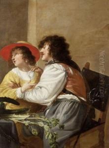 Conversationgalante by Salomon Rombouts