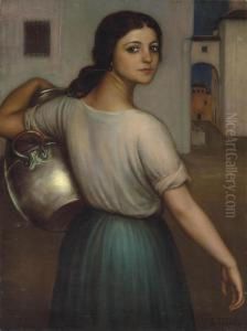 Fuente Santa by Julio Romero De Torres