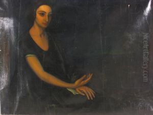 "retrato De Dama" by Julio Romero De Torres