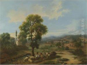 Paisaje Andaluz Con Pastores (andalusian Landscape Withshepherds) Paisaje Andaluz Con Pastores (andalusian Landscape Withshepherds)