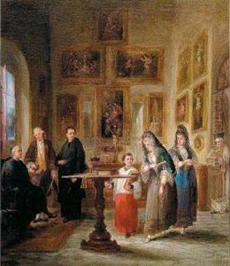 ""beatas Y Monaguillo En La Sacristia by Jose Maria Romero Lopez