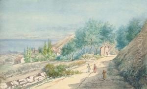 View Of The French Coast by Osmond Romieux