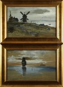 Kustbilder by Gustaf Adolf Romin