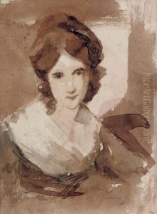 Portrait Of Miss Shuttleworth, Bust-length Portrait Of Miss Shuttleworth, Bust-length