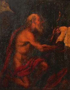 Saint Jerome by Cristoforo Pomarancio (Roncalli)