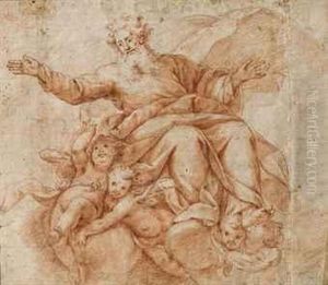 God The Father With Angels