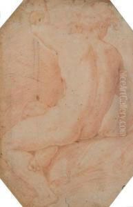 Etude D'homme Vu De Dos by Cristoforo Pomarancio (Roncalli)