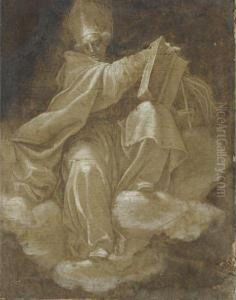 Sant'ambrogio by Cristoforo Pomarancio (Roncalli)