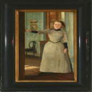 Interior With A Standing Woman