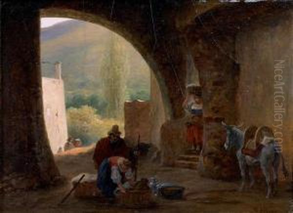 Voute Animee De Lavandieres - view 1