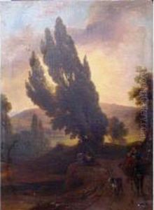 Paysage Italien by Guillaume Frederic Ronmy