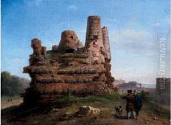 "vue Du Tombeau Des Horaces Et Des Curiaces A Albano". - view 1