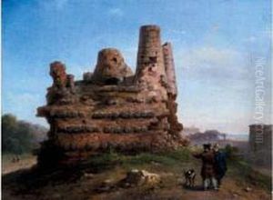 "vue Du Tombeau Des Horaces Et Des Curiaces A Albano".