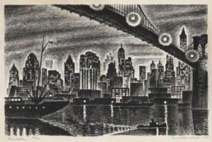 Skyline (manhattan) by Arnold H. Ronnebeck