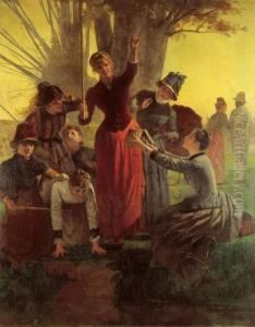 La Partie De Peche by Charles Ronot