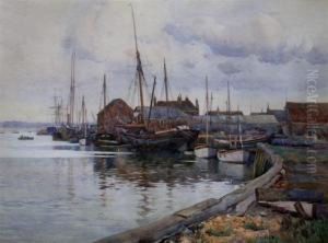 A Still Morning, Poole Harbour by Herbert Kerr Rooke