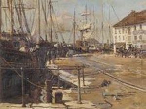 Poole Harbour, England by Herbert Kerr Rooke