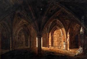 Cockersands Abbey by Michael Angelo Rooker