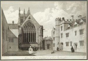 Merton College And Chapel From The First Quadrangle