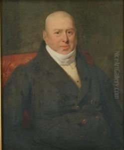 Portrait Of J.heathcote Esq Half Length Seated by Room, Henry