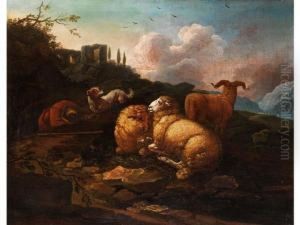 Et In Arcadia Ego by Johann Melchior Roos