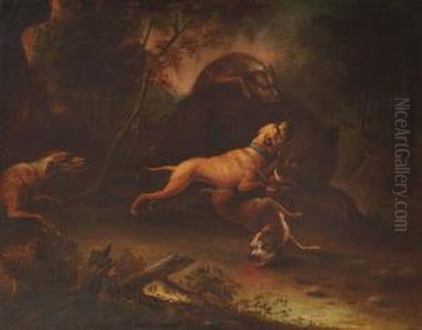 A Wild Boar Hunt - view 1