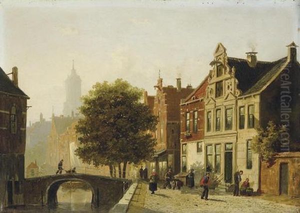 A View Of A Canal In Utrecht - view 1