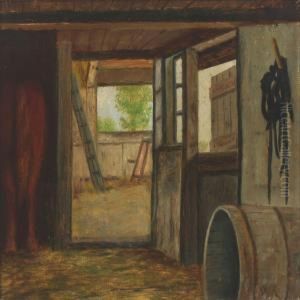 Interior From A Stable by Wanda Reikchmann Roose