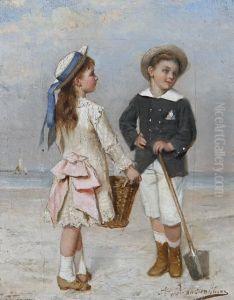 A Day At The Beach by Albert Roosenboon
