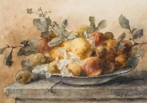 Still Life Of Flowers by Margaretha Roosenboom