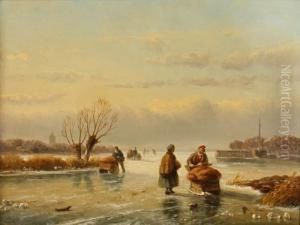 Figures On A Frozen Lake