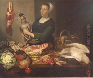 Dziewczyna Przy Straganie by Jan Albertz. Rotius