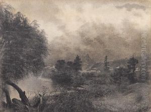 Mountain Landscape by Edward Roper