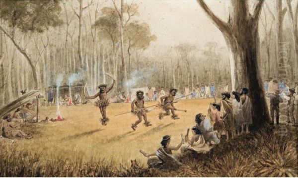 Aboriginal Corroboree - view 1
