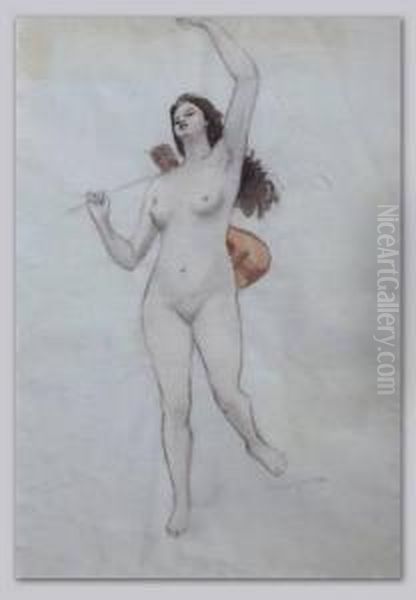 Jeune-femme A La Guitare - view 1