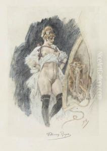 Impudence by Felicien Rops