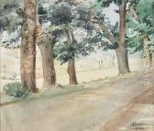 Paisagem Com Caminho by Alfredo Roque Gameiro