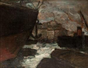 Bateaux Dans Le Port De Marseille by Jean-Jacques Roque