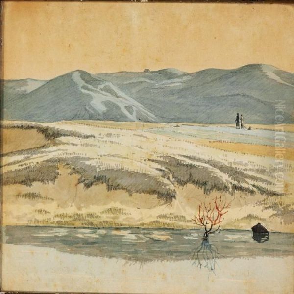 Landscape, Presumably From Vendsyssel, Northern Jutland - view 1