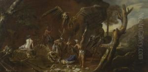 Witchcraft Scene by Salvator Rosa