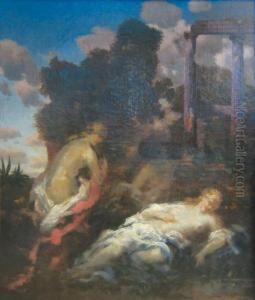 Deux Femmes Dans Un Paysage A L'antique