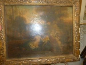 Scene Mythologique. by Marie Abrahams Rosalbin De Buncey